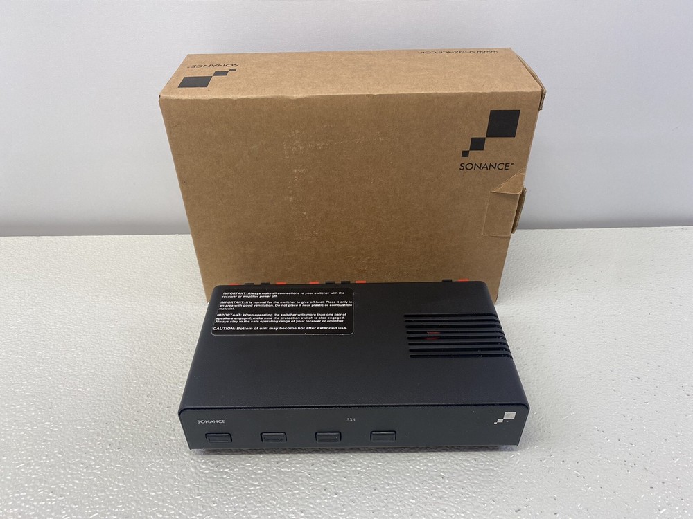 Sonance 4 Pair Stereo Speaker Selector (Each) - Black [SS4]