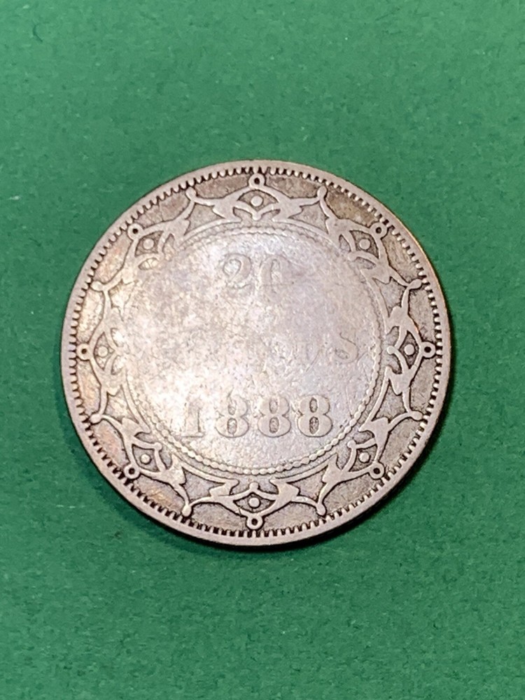 1888 Newfoundland Silver 20 Cents (A1411)