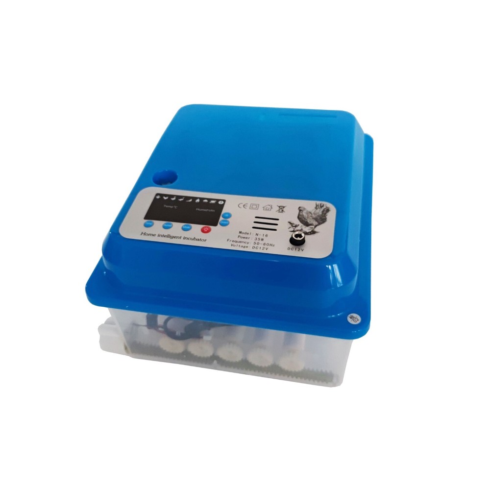 16 Eggs Automatic Egg Bird Incubator Poultry Hatcher Breeder Digital Display