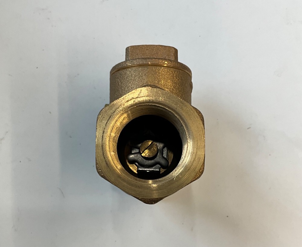 3/4" NPT Threaded Brass Swing Check Valve