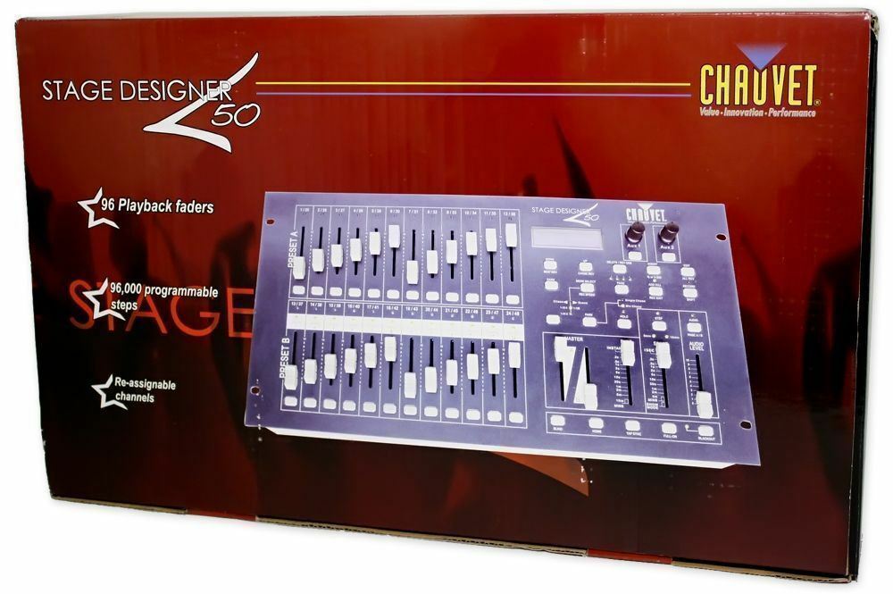 Chauvet DJ STAGE DESIGNER 50 Wireless DMX Dimmer Controller+Receiver+Transmitter