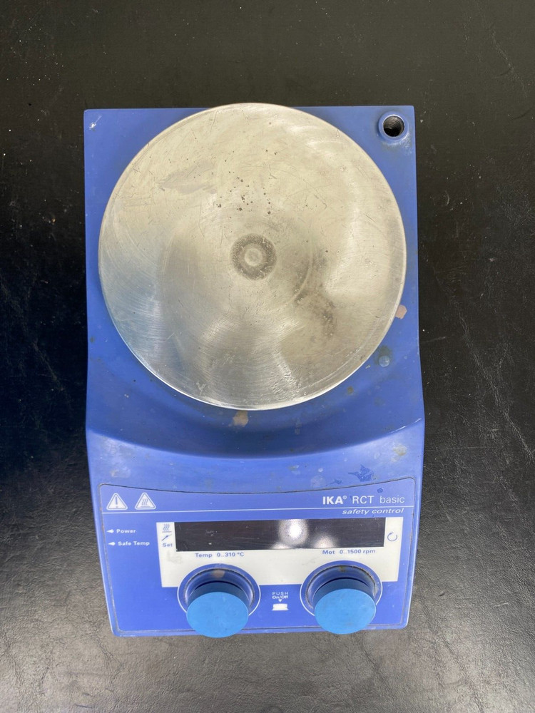 IKA RCT Basic Safety Control Hot Plate Magnetic Stirrer Stirring Digital 120V