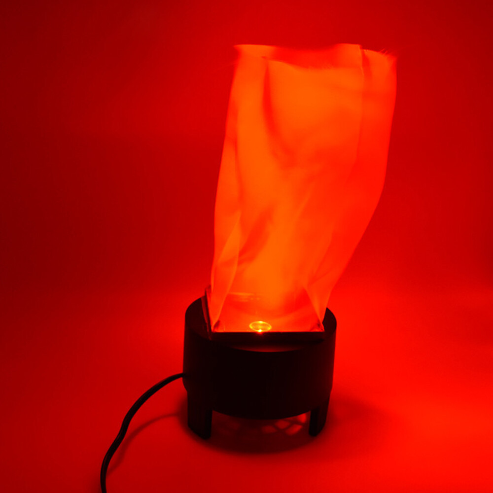 3D Fake Fire Flame Effect Night Light LED Artificial Flickering Fire Lamp US