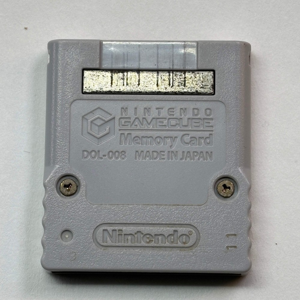 Nintendo GameCube Memory Card Gray DOL-008