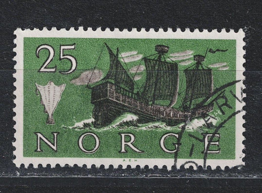 Norway Sail Ship stamp 1968 A-1