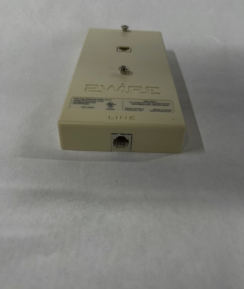 2WIRE DSL FILTER SINGLE - LINE WALL MOUNT