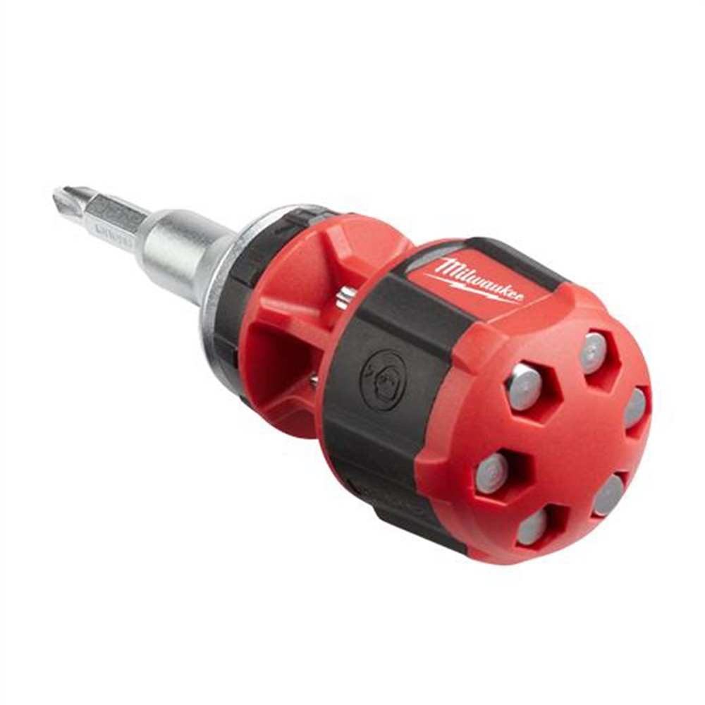 Milwaukee Tool 8-in-1 Compact Ratcheting Multi-bit Driver