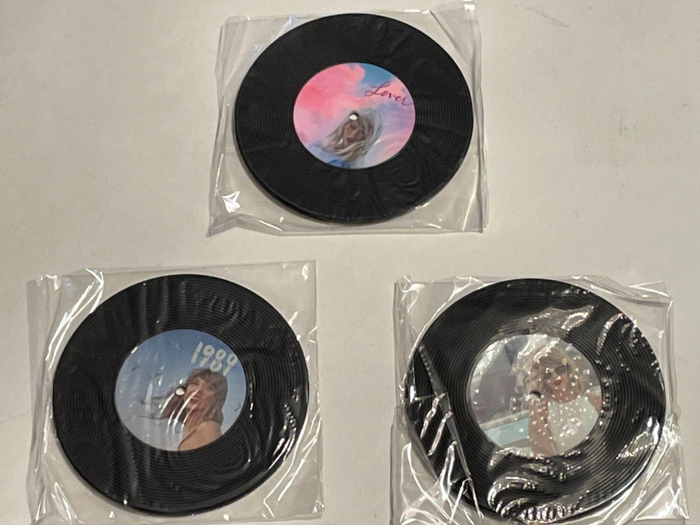 Taylor Swift Lover 1989 Coasters Set of 3.