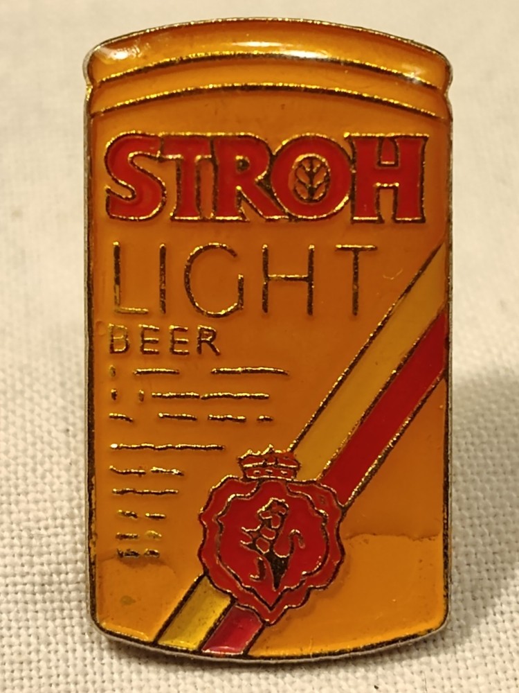 Vintage Strong Light Beer Can Lapel Pin