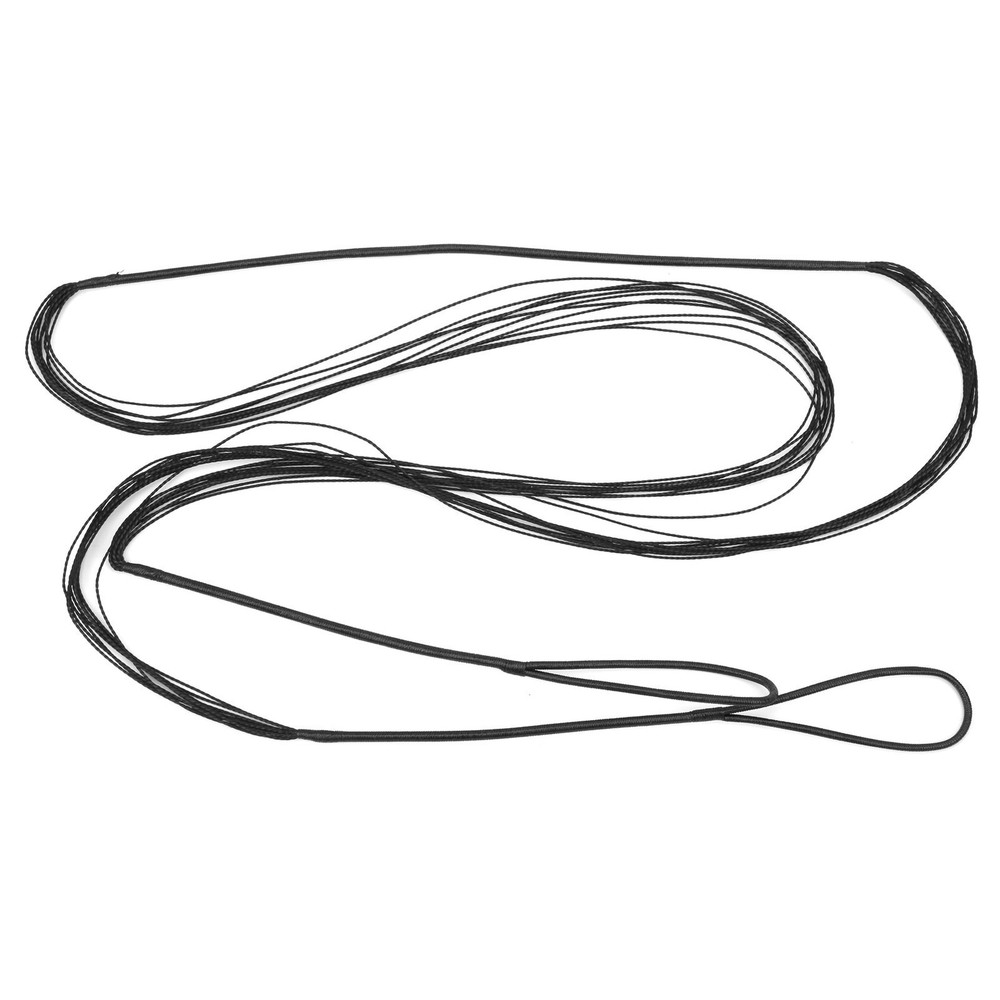 2 Pack 53" Recurve Bow String 12 Strands Archery Bowstrings Replacement Black US