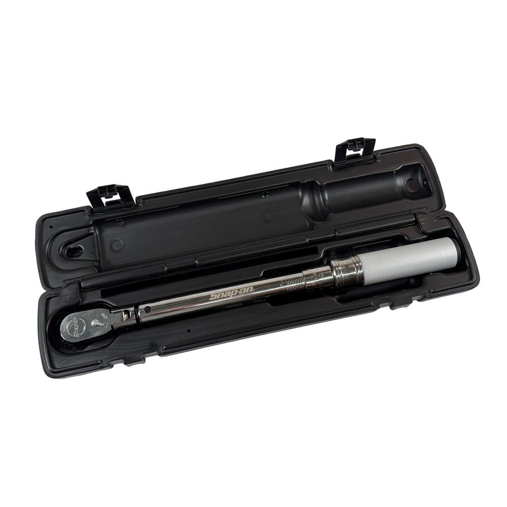Snap-on Tools QD2FR75B 3/8" SAE Adjustable Click-Type Flex-Head Torque Wrench