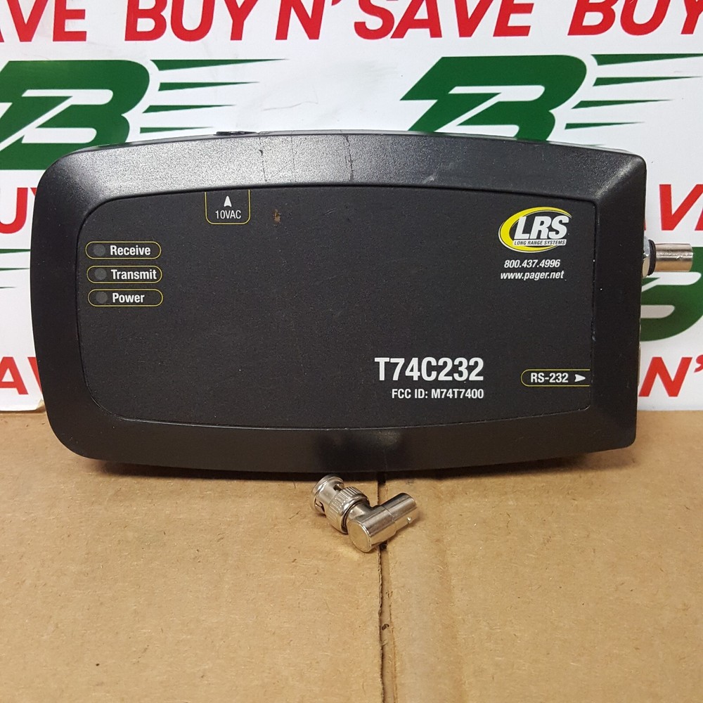 Long Range Systems LRS T74C232 - Powers On - No Power Cord - USED