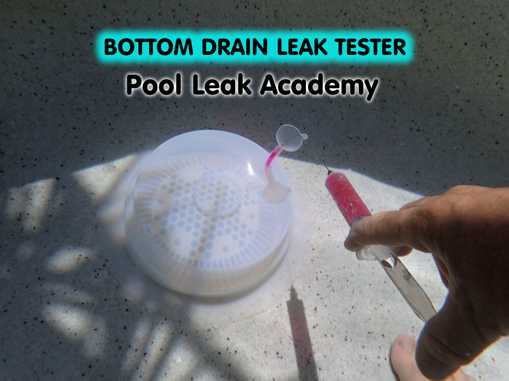 SWIMMING POOL BOTTOM DRAIN LEAK TESTER -SMALL