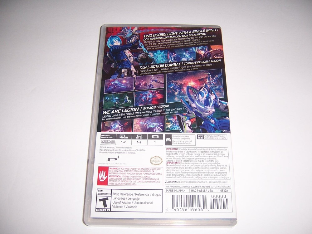 Authentic Original Box Case Replacement Nintendo Switch for Astral Chain