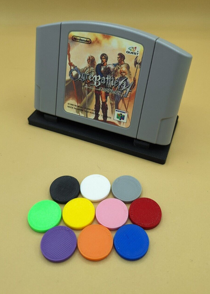 Handheld Console / Video Game Cartridge Display Stand, 3D Printed, Robust Ver