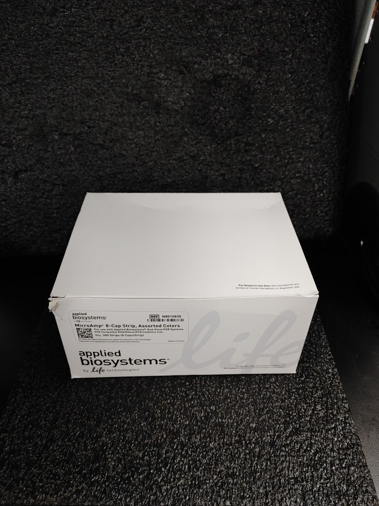 APPLIED BIOSYSTEMS N8010835 MicroAmp 8 Cap Strip Assorted Colors
