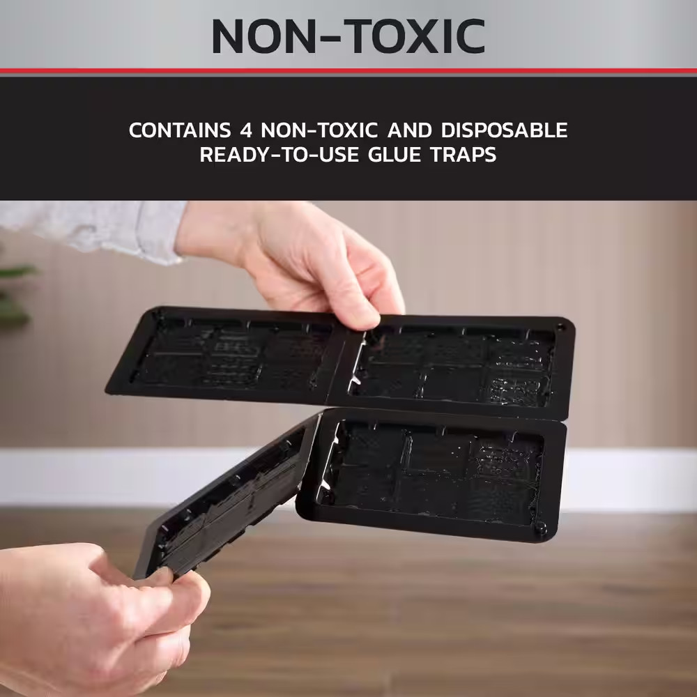 Mouse Glue Traps (4-Count) (2-Pack)