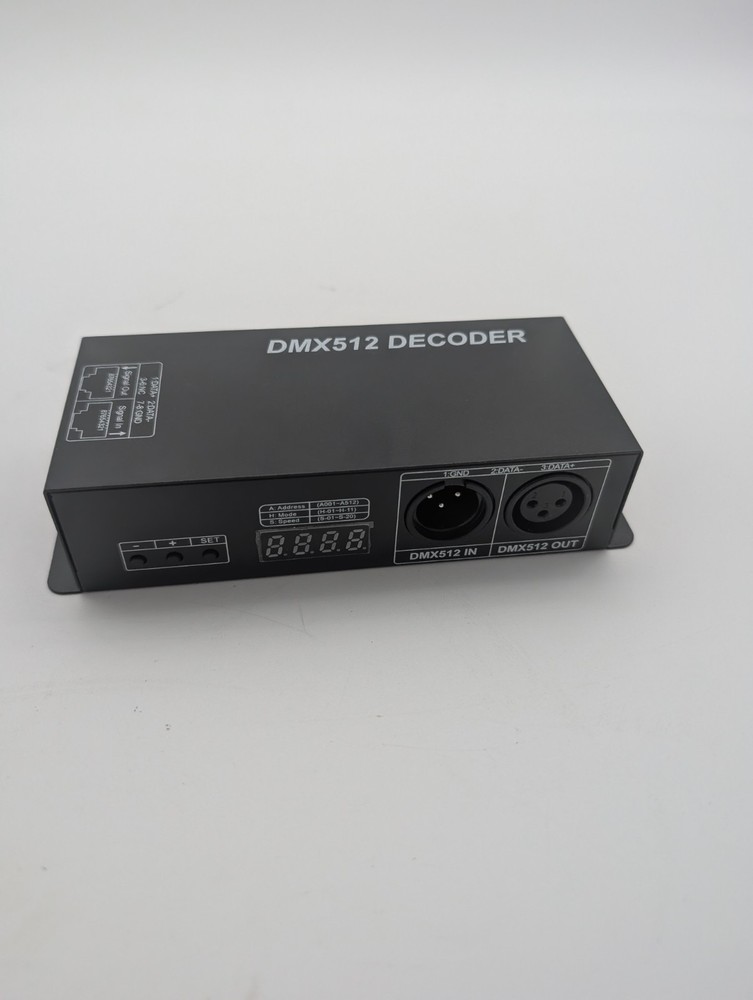 DMX 512 Digital Display Decoder Dimming Driver DMX512 Controller for LED RGBW