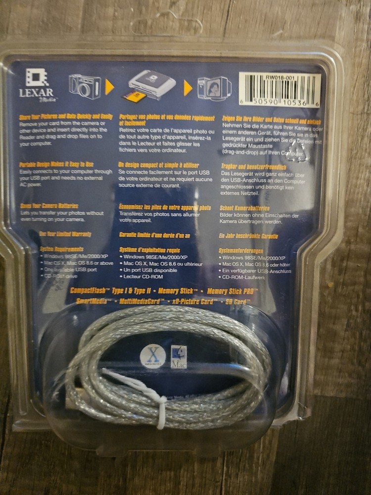 New In Package LEXAR MULTI-CARD READER USB