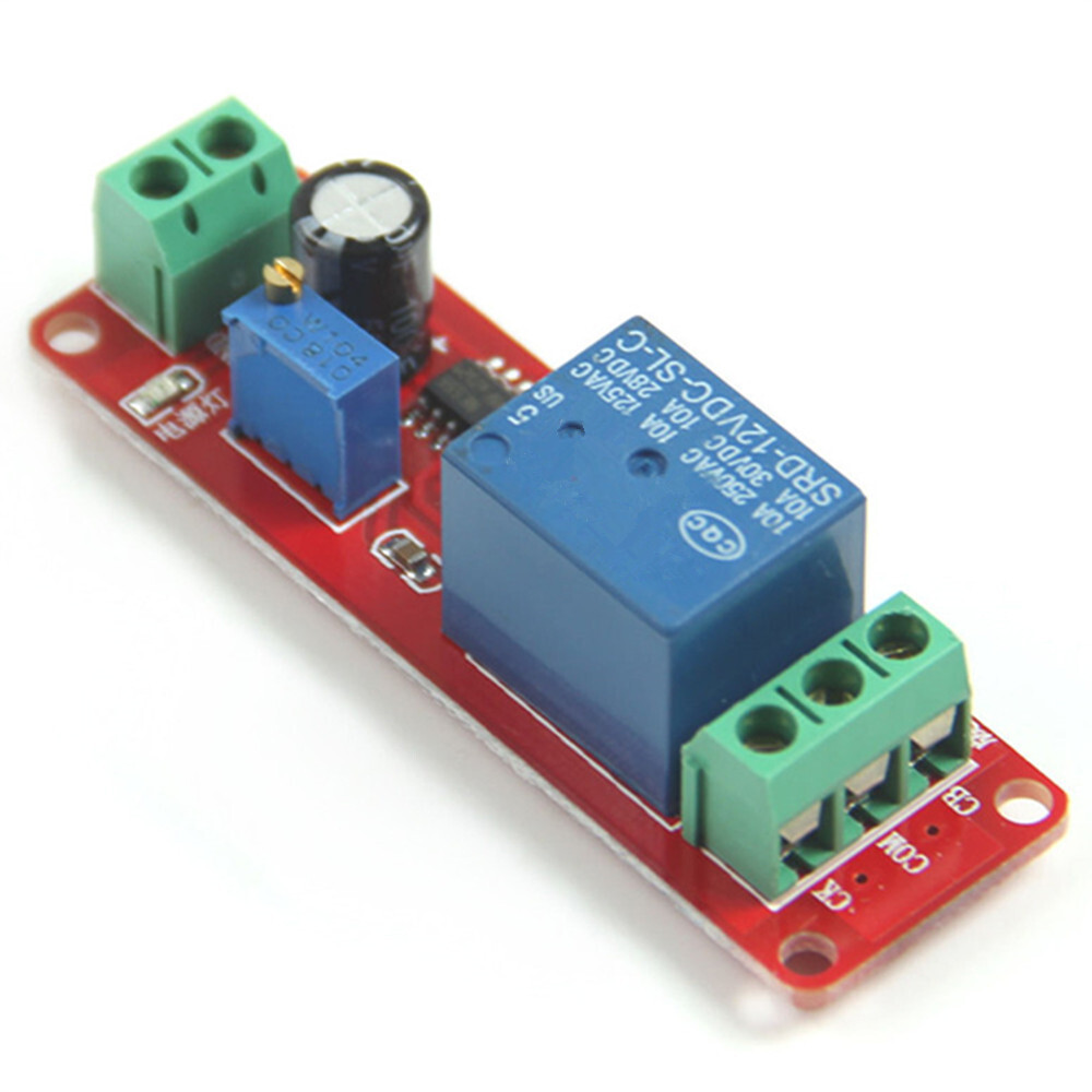 NE555 Delay Module shield Timer Switch DC 12V Adjustable 0 to 10 Second