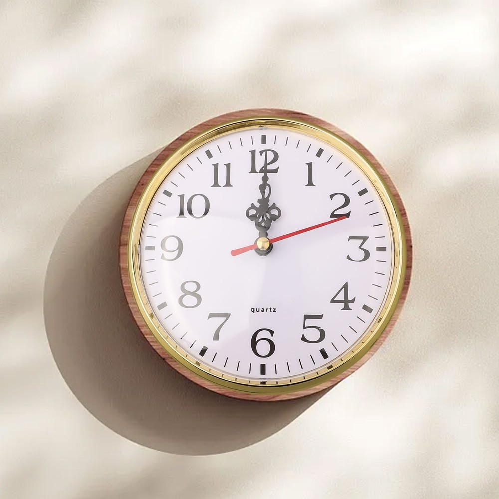 Clear Arabic Numerals Quartz Clock Insert Compact and Lightweight Design