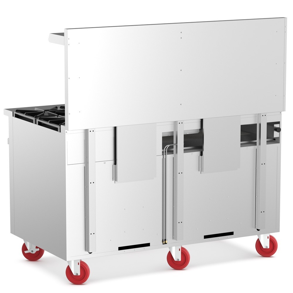 60" Range - 10 top burners and 2 standard oven