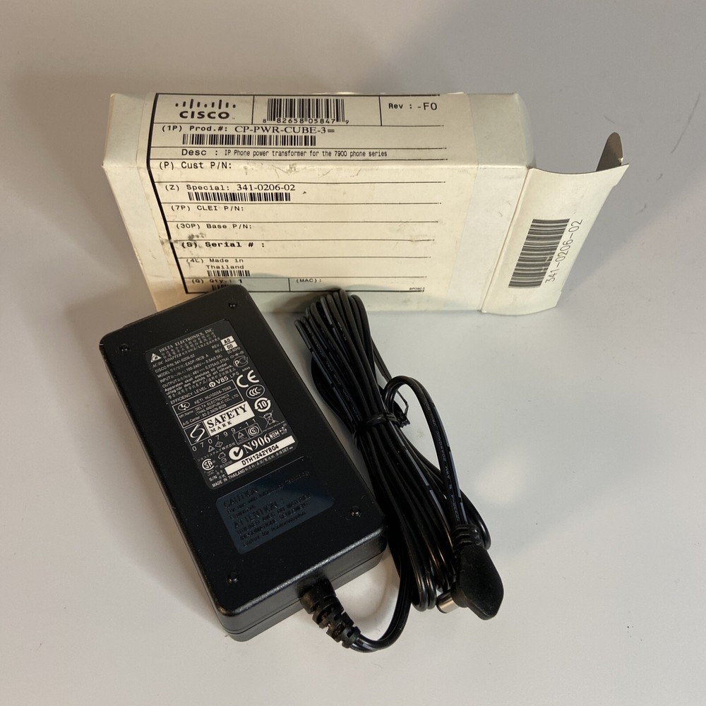 Cisco IP Phone Power Supply CP-PWR-CUBE-3