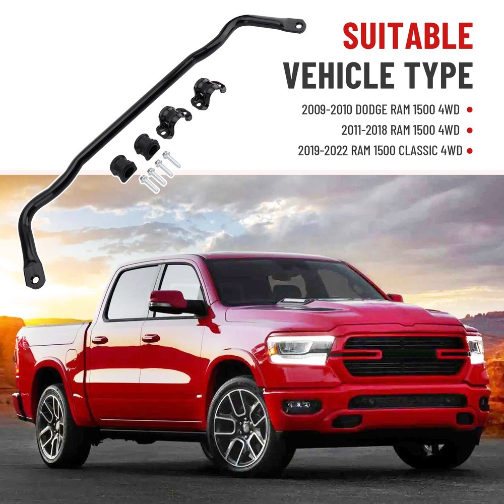 Front Stabilizer Sway Bar Kit For Ram 1500 Classic 2011 2012 2013 2014 2015-2018