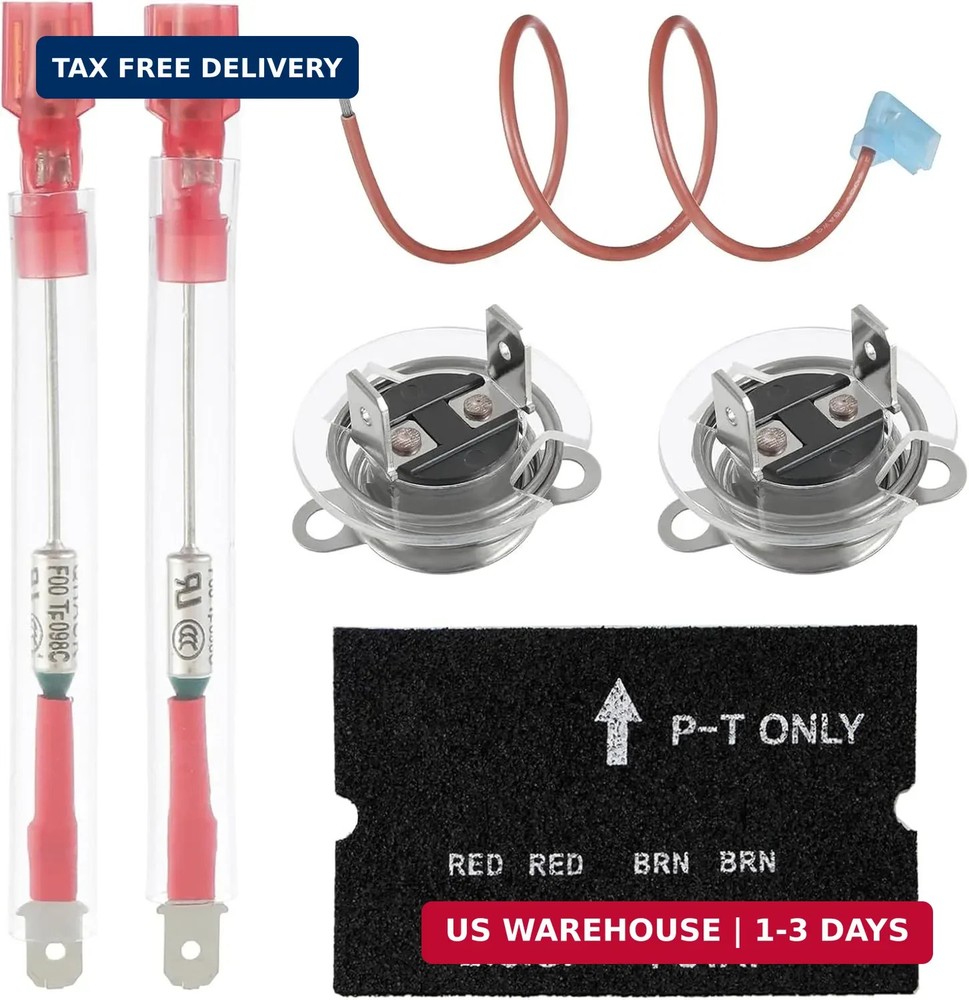 RV Water Heater Thermal Cutoff & ECO Thermostat Assembly Kit for Atwood Gas/Elec