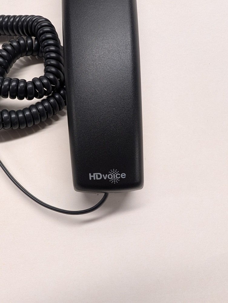 POLYCOM Telephone Handset HD Voice Excellent Condition Black