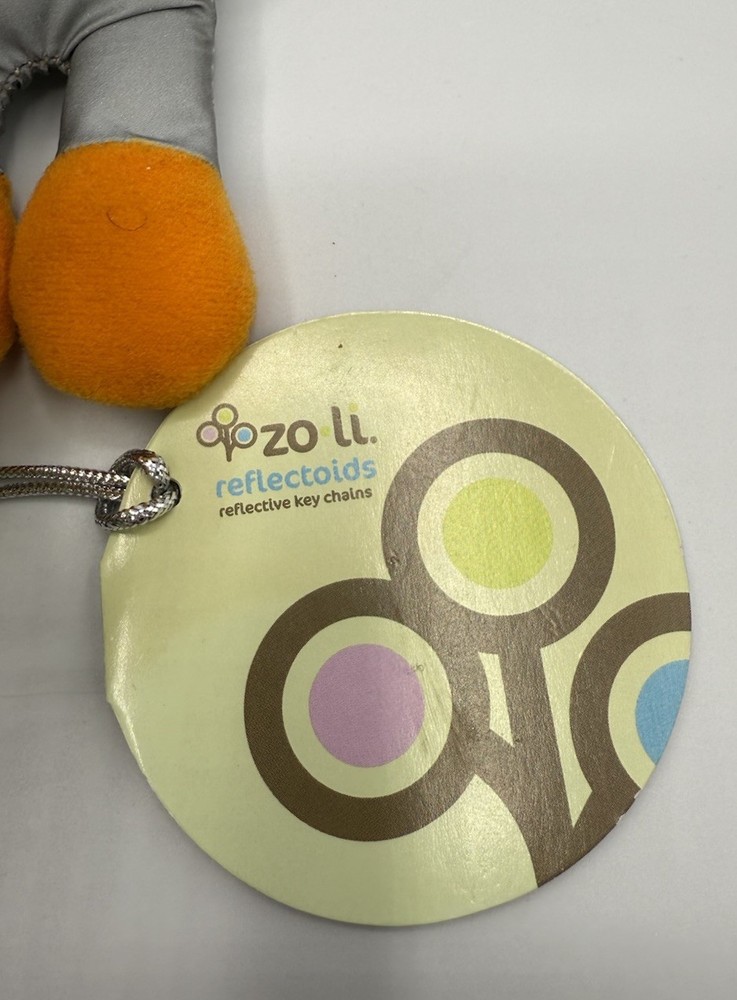 ZoLi Zo-Li Reflectoid Shiny Silver Reflective Stroller Keychain Accessory