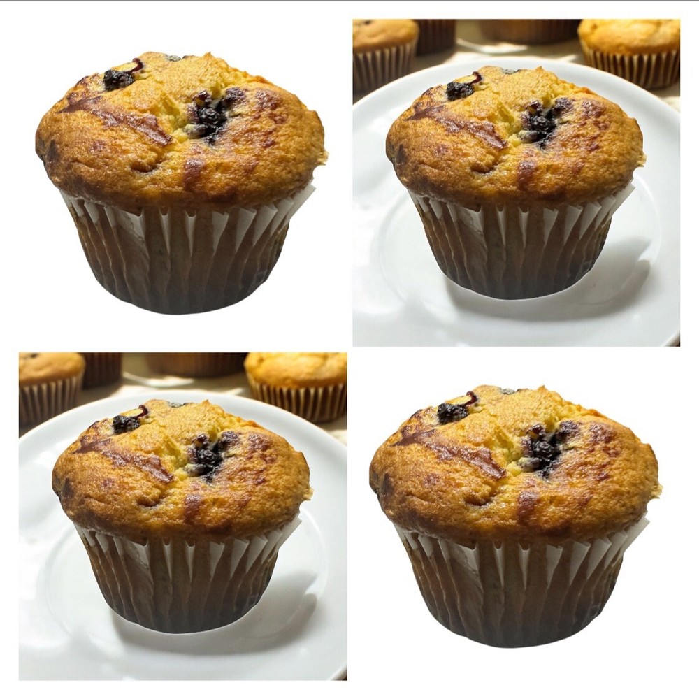 Blueberry Muffins -4 Count Jumbo - Individually Wrapped