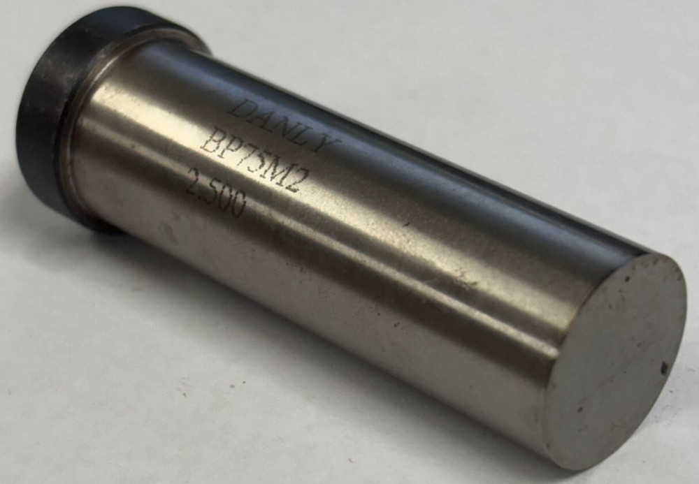 DANLY SOLID MOLD DIE & PUNCH STEEL A2 GRADE TOOL HEAD DIAMETER 7/8" BP75M2