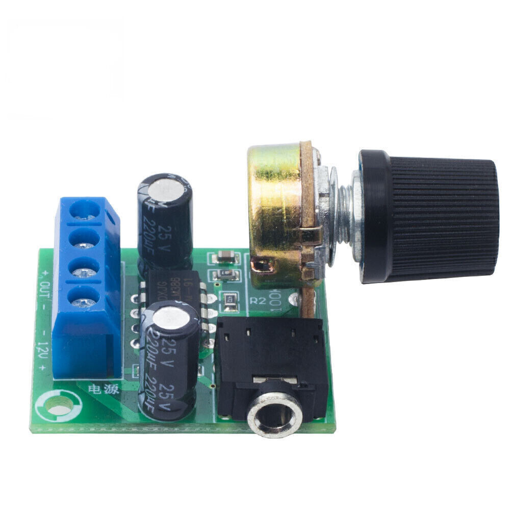 5PCS LM386 Mini Audio Power Amplifier Board DC3~12V Module Adjustable Volume