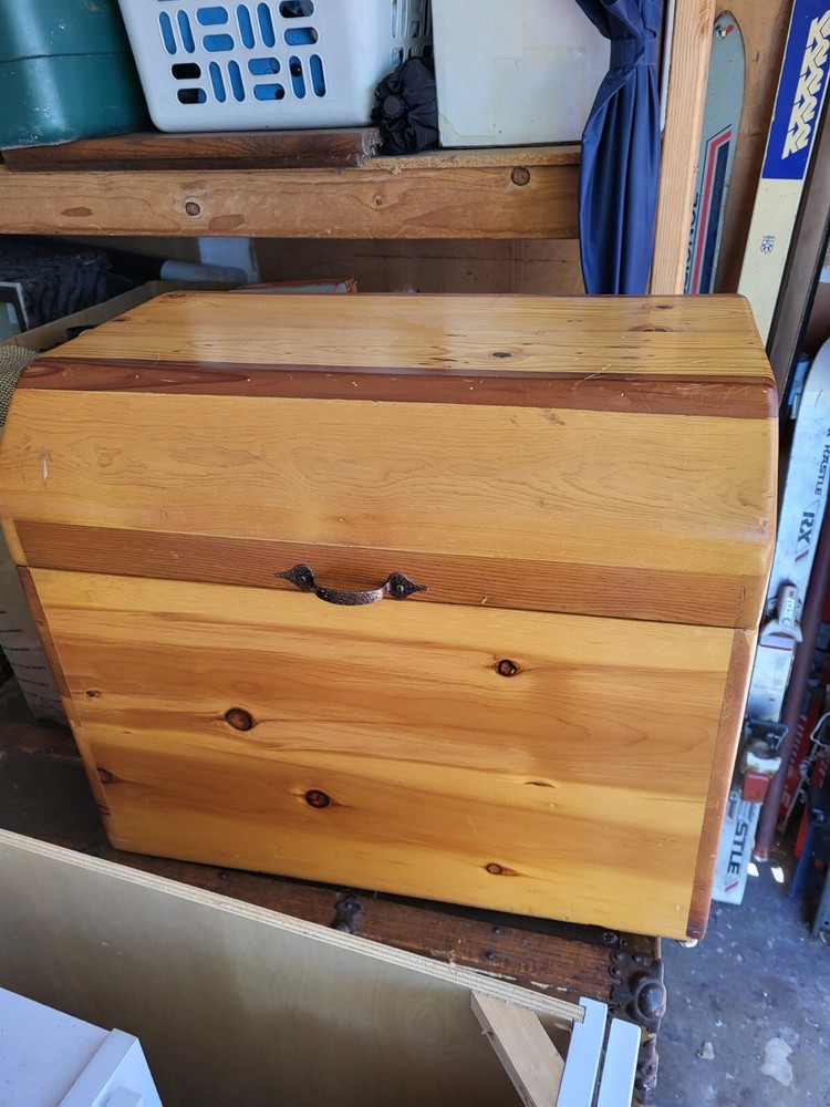 WOODEN STEAMER TRUNK CUSTOM MADE