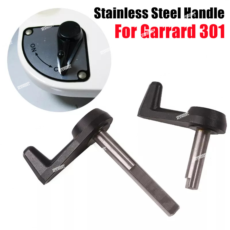 Stainless Steel Vinyl record player Handle for Garrard 301 Turntable Enhanced