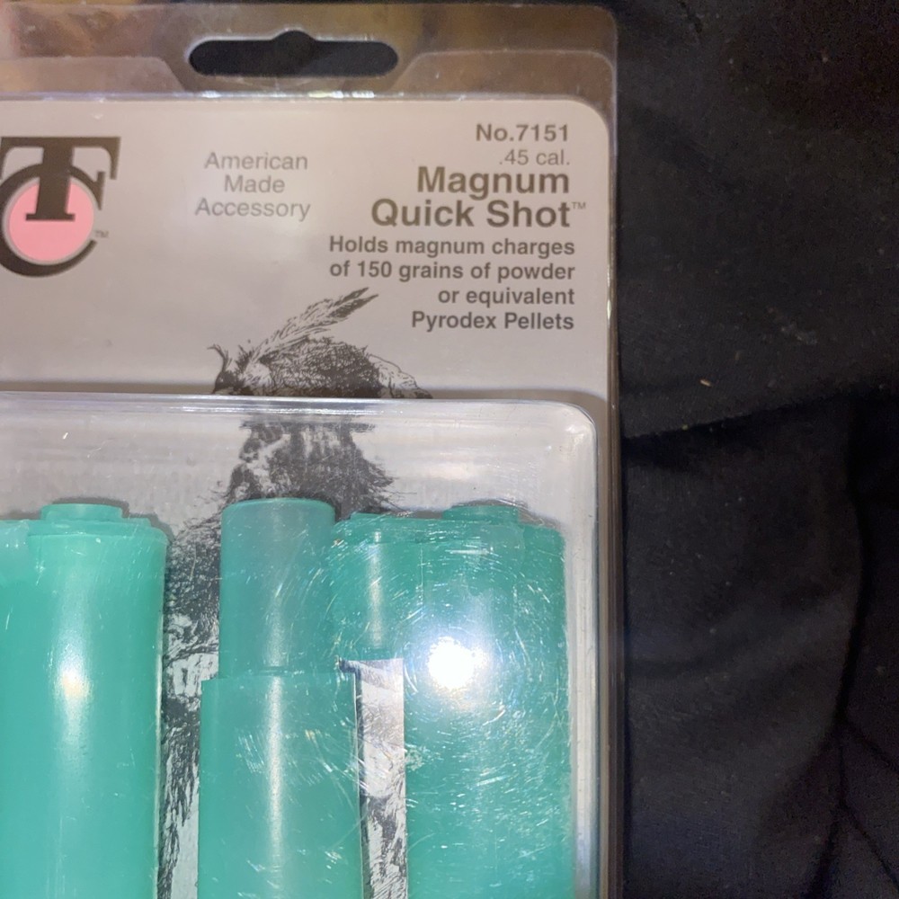 Thompson Center Magnum Quick Shot .50 Cal Muzzleloder Loading 150 Grains