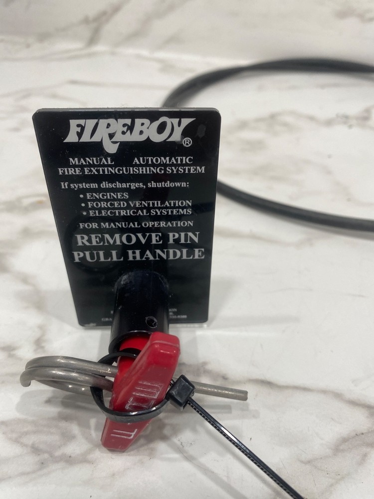 used fireboy manual release pull handle 72" E-4209-06