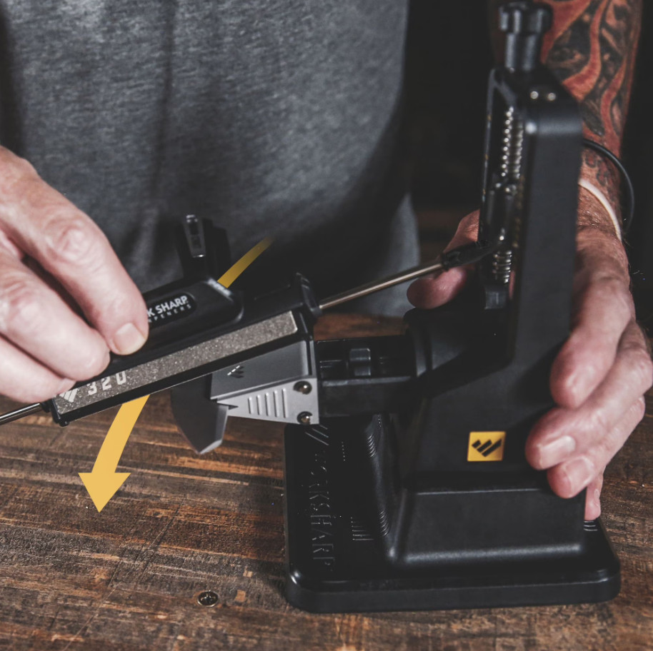 Work Sharp Precision Adjust Knife Sharpener Kit Angle Guided Sharpening System