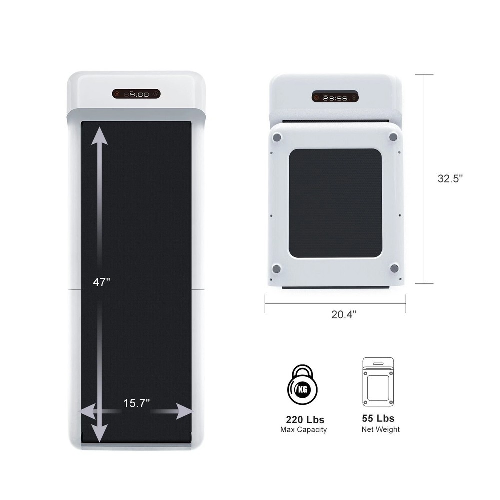 WalkingPad C2 Mini Foldable Walking Treadmill speed up to 3.7MPH White