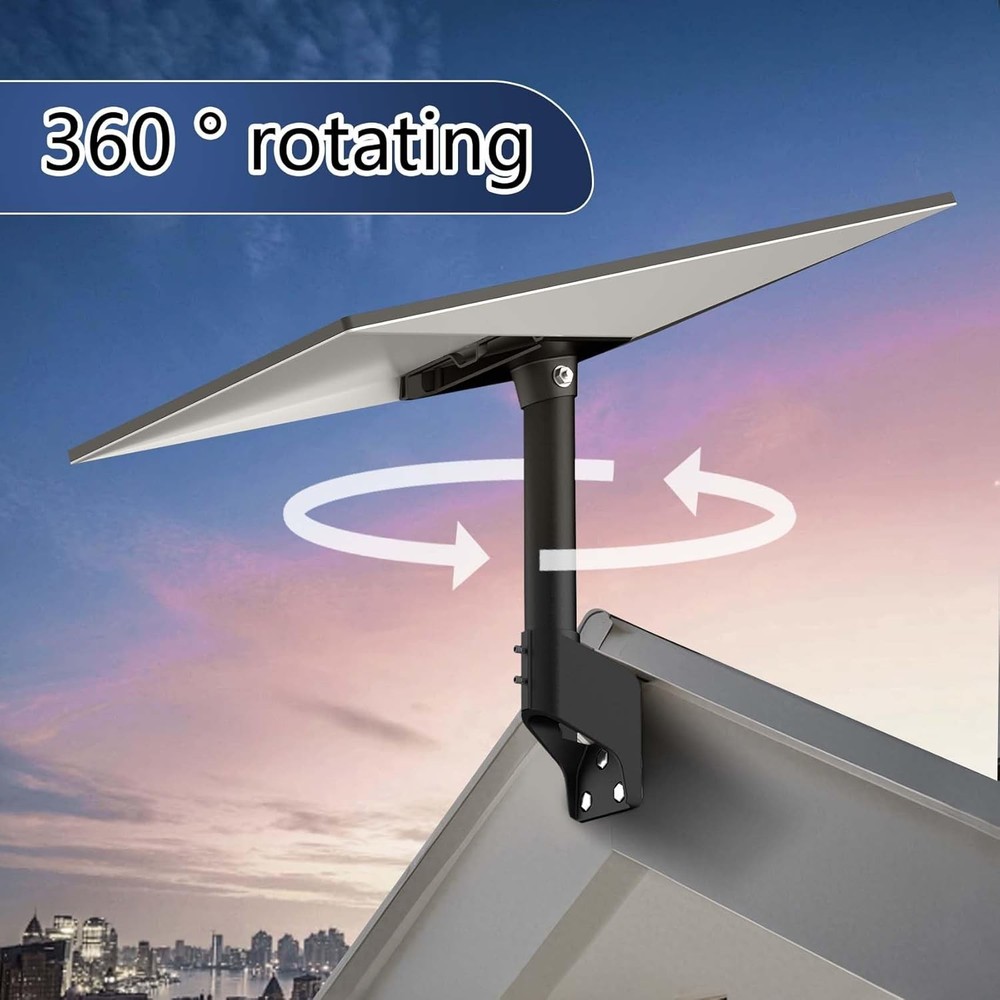 360° Adjustable Short Wall Mount for Gen 3 Standard Satellite Dish