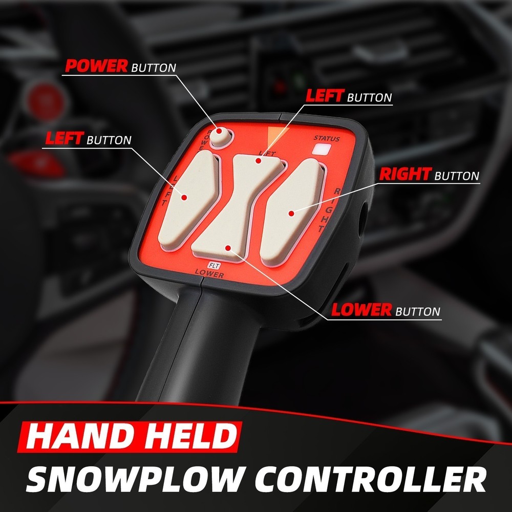 For WESTERN 56462 STRAIGHT PLOW 6 PIN PROGRAMMABLE HANDHELD CONTROLLER