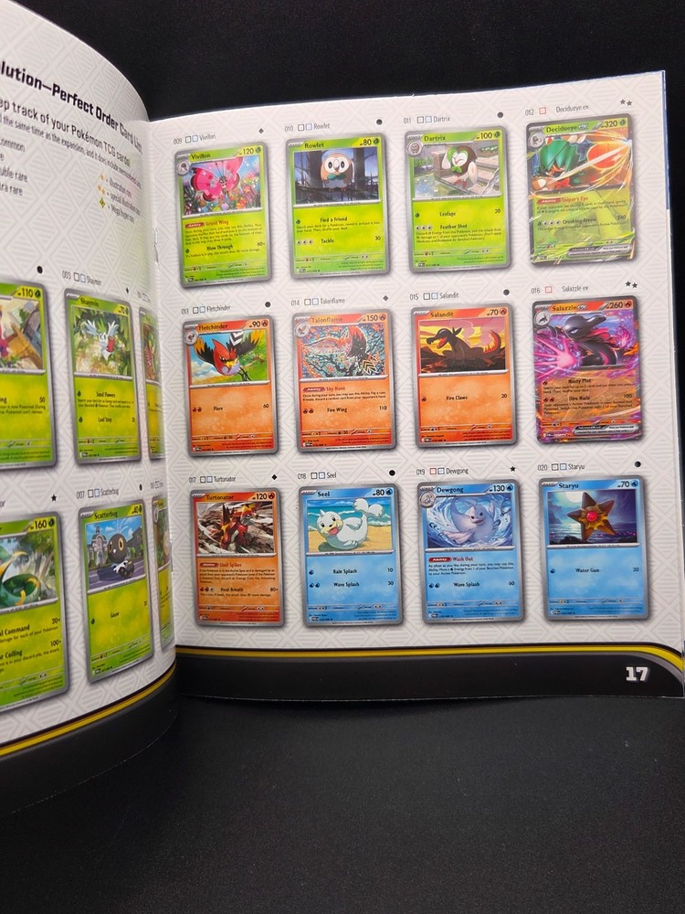 Pokemon TCG Mega Evolution Perfect Order Players Guide ETB Booklet Only