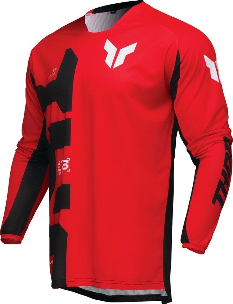 Thor Launchmode Forge Mens MX Offroad Jersey Red