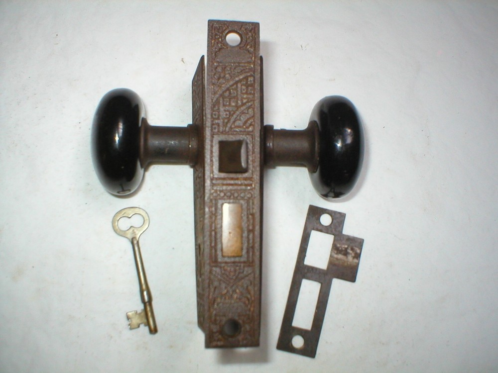 Antique Victorian Era Door Hardware