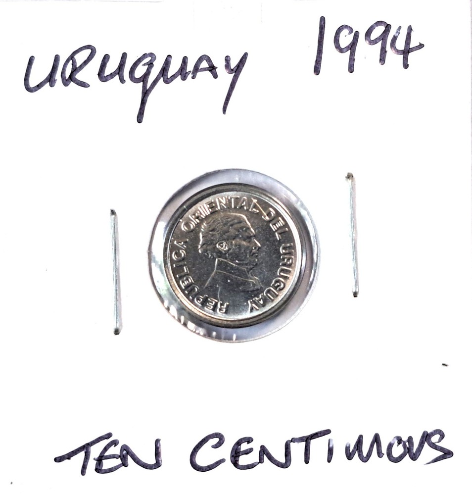 @@@ A SUPERB URUGUAY 1994 TEN CENTIMOVS @@@