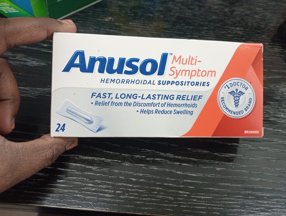 ANUSOL MULTI-SYMPTOM SUPPOSITORIES . EXP:-05/2028. "No Tarif" WE PAY