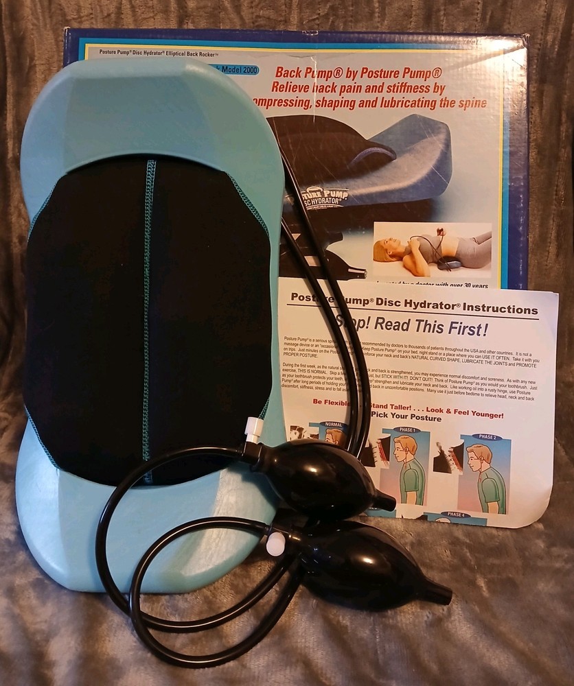 Posture Pump Disc Hydrator Elliptical Back Rocker Back Model 2000 with Box