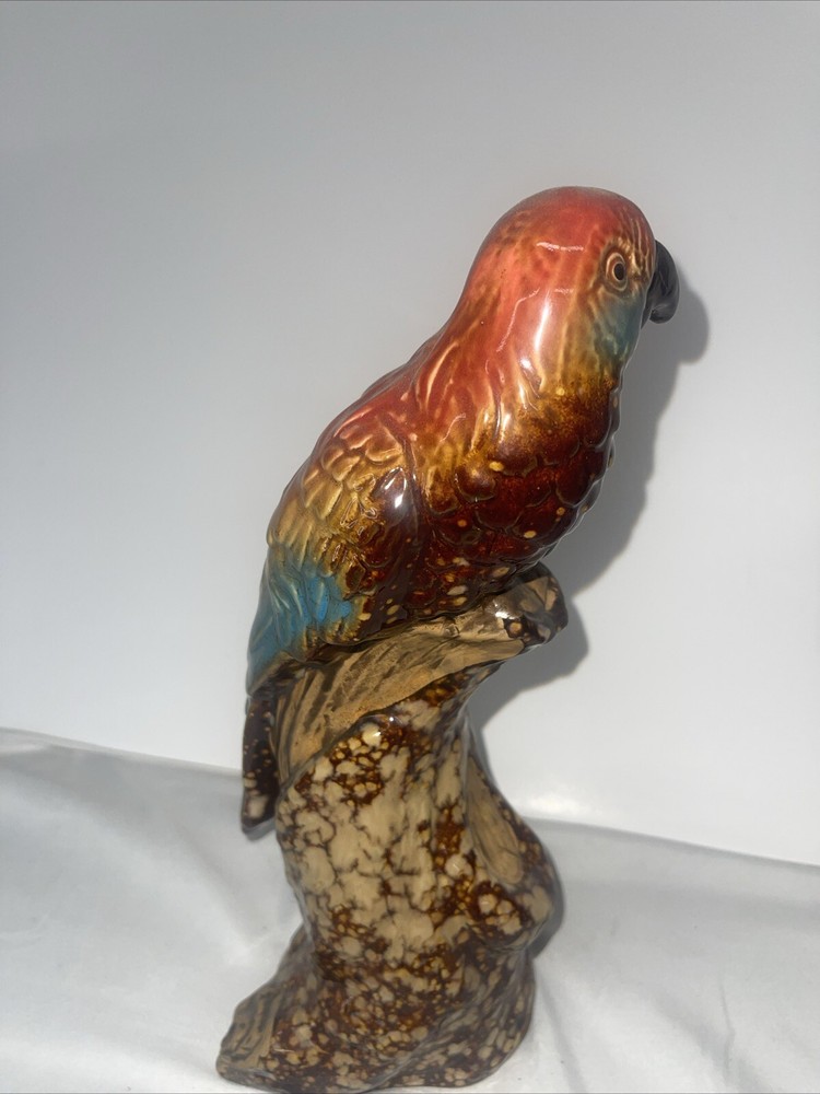 Vintage Ceramic Exotic Parrot