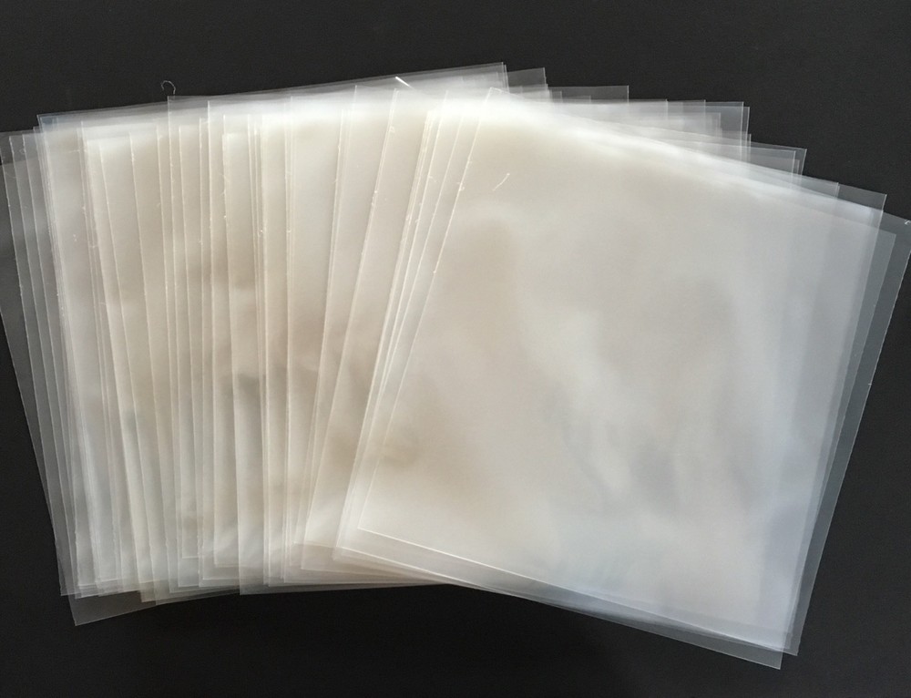 (100) 12" Outer Vinyl Record Sleeves - 4mil Polyethylene